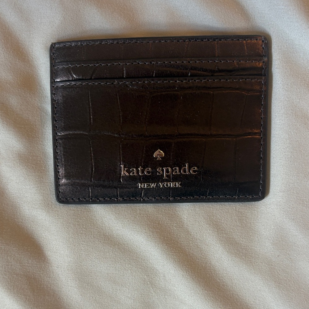 Kate Spade Dark Brown Card Holder